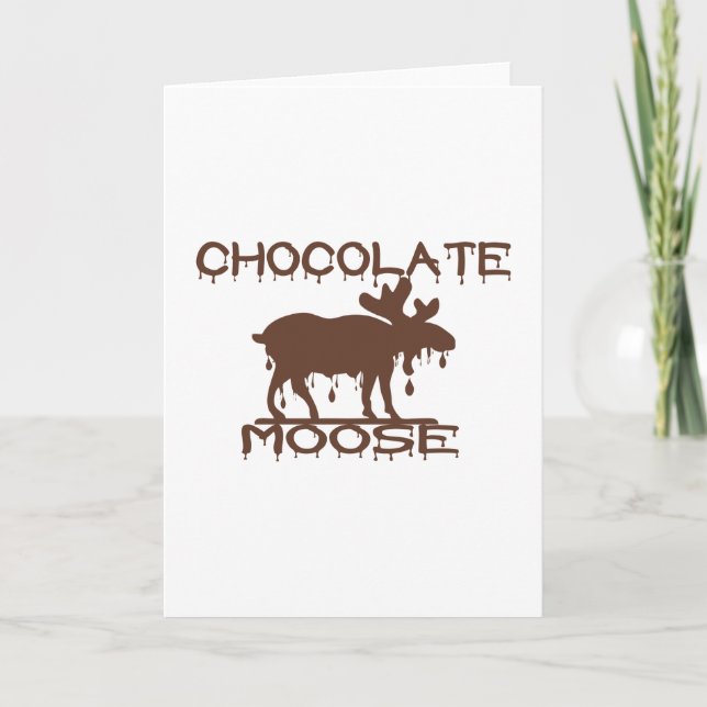 Carte Oie de chocolat (Devant)