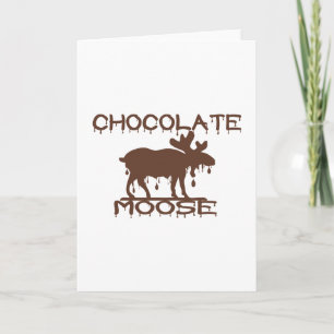 Carte Oie de chocolat