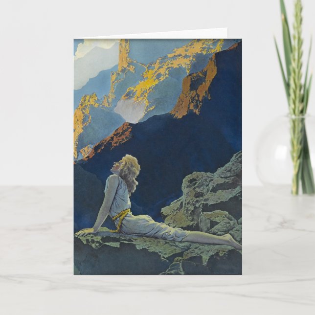 Carte Oies sauvages par Maxfield Parrish (Devant)