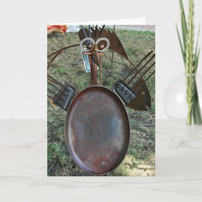 Carte Oiseau à pois de fer (Devant)