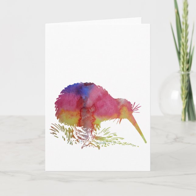 Carte Oiseau de kiwi (Devant)