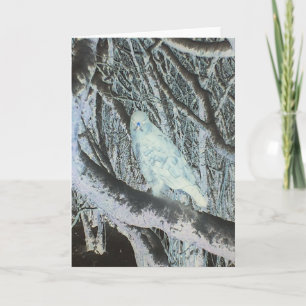 Carte Oiseau de proie charognard fantomatique Dramatique