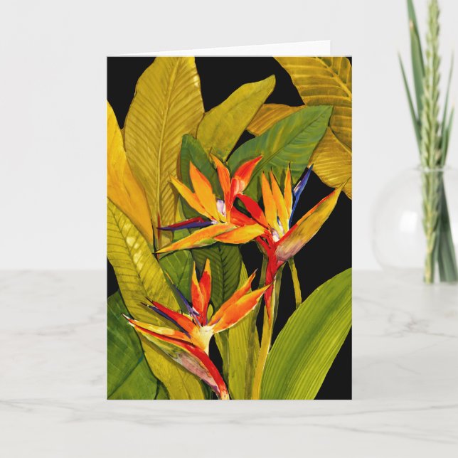 Carte Oiseau du paradis (Devant)