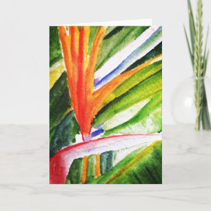 Carte Oiseau du paradis