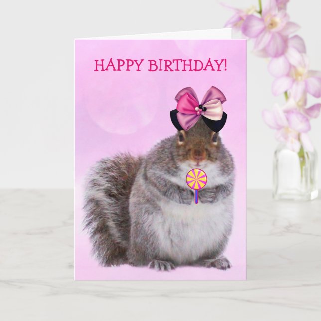 Carte Oiseau glamour (Orchidée)