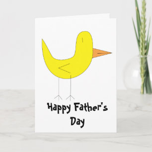 Carte Oiseau jaune