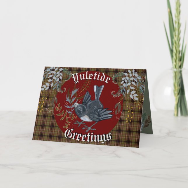 Carte Oiseau Junco de Yuletide   (Devant)