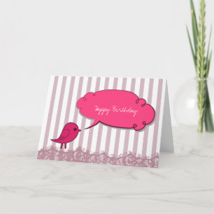 Carte Oiseau M'A Dit