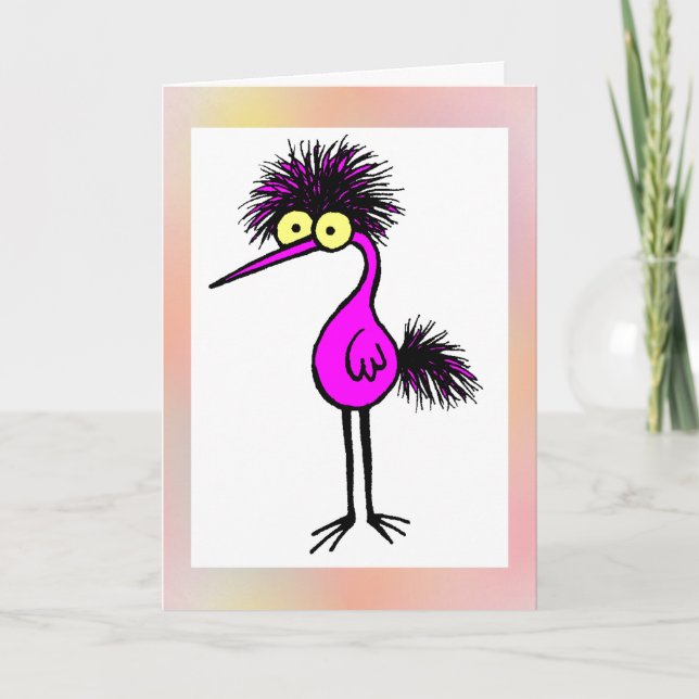Carte Oiseau pourpre (Devant)