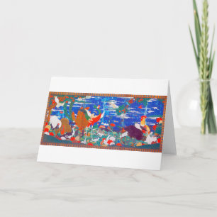 Carte Oiseaux, animaux et Plantes floraux (à gauche) Jak
