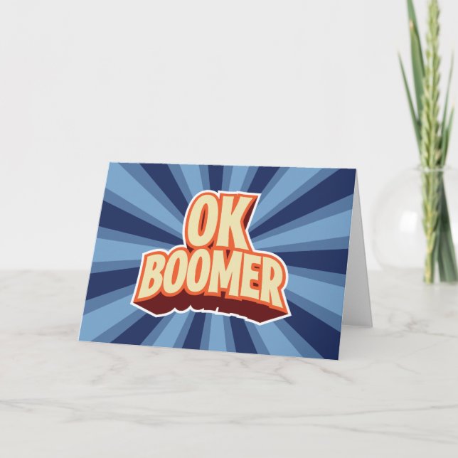 Carte OK Boomer (Devant)