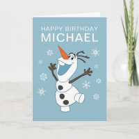 Olaf personnalisé Anniversaire Frozen