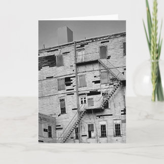 Carte Old Delapitated Abandoned Factory Building Photo