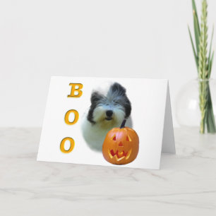 Carte Old English Sheepdog Halloween Boo