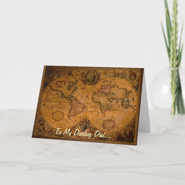 Carte Old World personnalisable (Devant)
