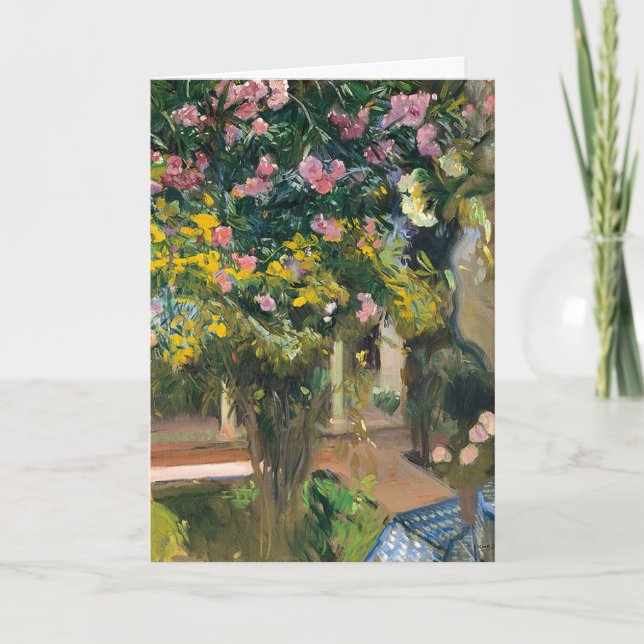 Carte Oleandres | Joaquín Sorolla (Devant)