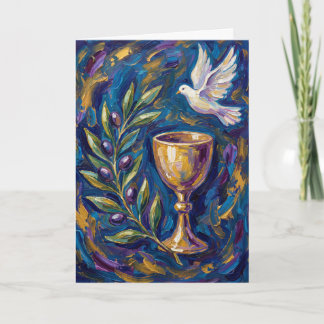 Carte Olive Branch of Peace Easter Card