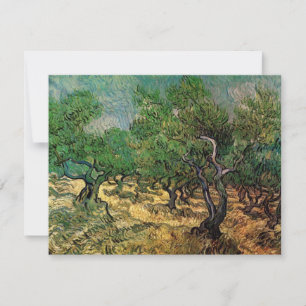 Carte Olive Grove par Vincent van Gogh