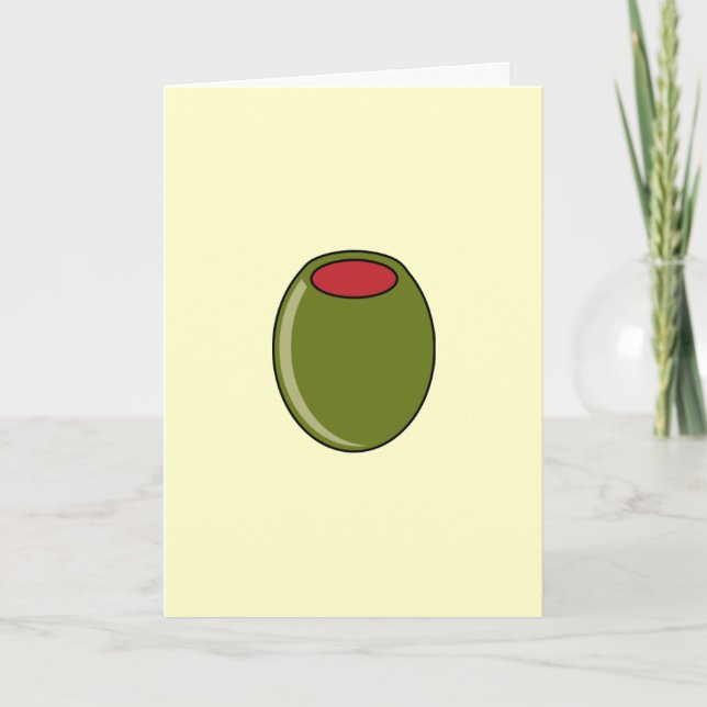 Carte Olive vert (Devant)