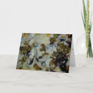 Carte "Olives noires et vertes"