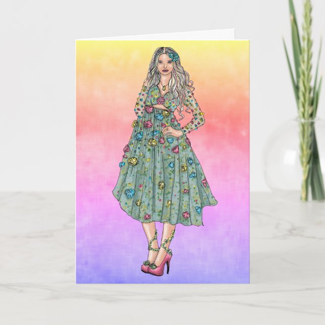 Carte Olivia de la haute mode (Devant)