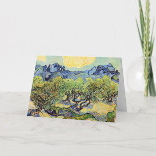 Carte Oliviers aux Alpilles par Vincent van Gogh
