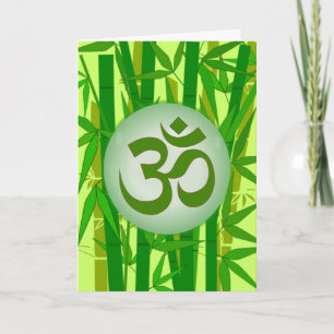 Carte OM greeting card