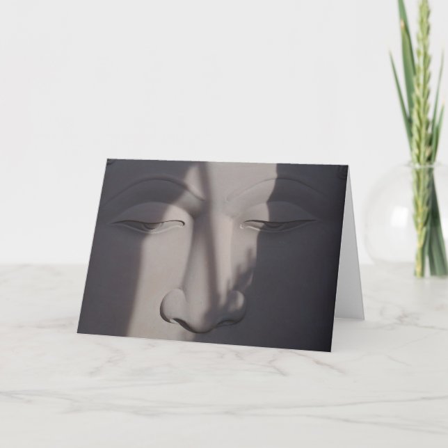 Carte ombre Bouddha (Devant)