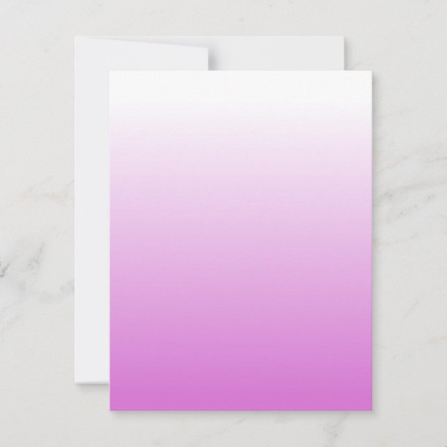 Carte Ombre d'orchidées personnalisable (Devant)