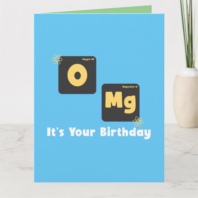Carte OMG c'est ton anniversaire (Devant)