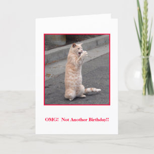 Carte OMG : Pas un autre anniversaire !