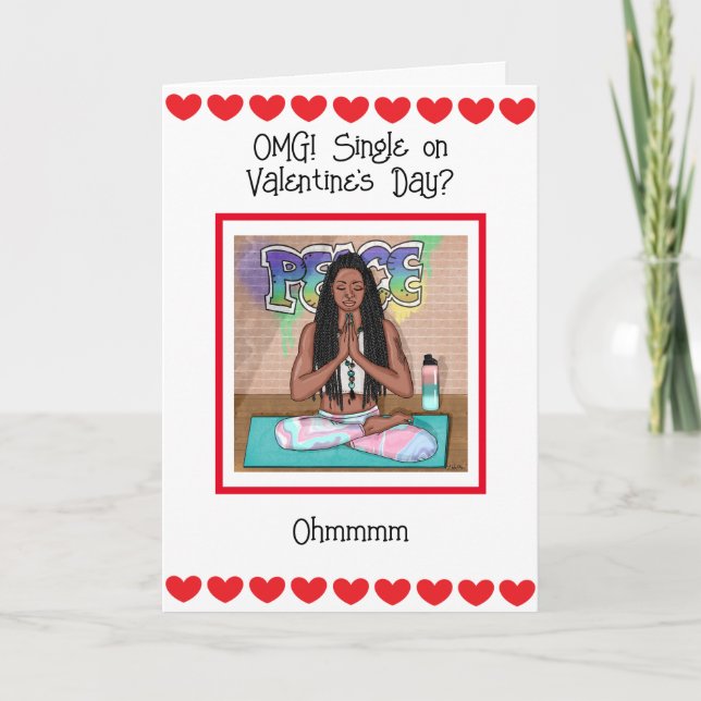 Carte OMG Single le jour de la Saint-Valentin ? (Devant)