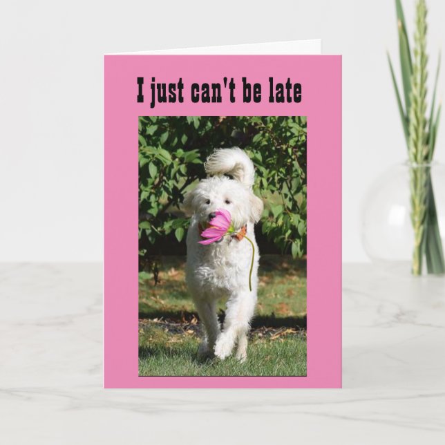 Carte ON ATTEND AVEC IMPatience **NOTRE ANNIVERSAIRE** (Devant)