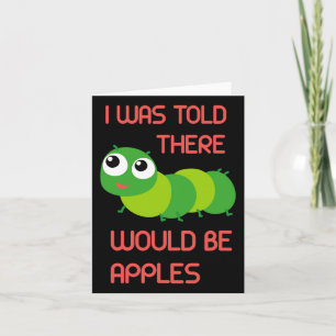 Carte On M'A Dit Qu'Il Y Aurait Des Pommes Vers Hallowee