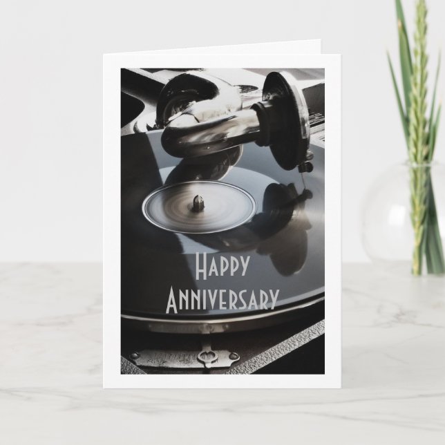 Carte ON **OUR ANNIVERSARY** MUSIC To MY EARS (Devant)
