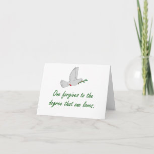 Carte On Pardonne Au Degré - Citations De Pardon