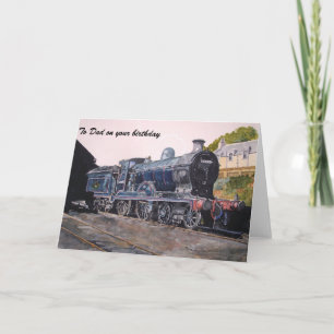 Carte 'On Shed' Moteur à vapeur du chemin de fer calédon