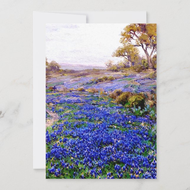Carte Onderdonk - Bluebonnets à Twilight, au nord de San (Devant)