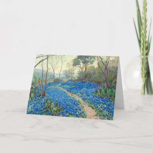 Carte Onderdonk - Une colline de bleuets - Texas (Devant)