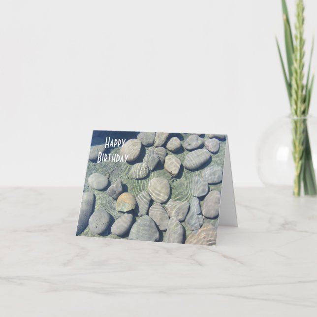 Carte Ondes sur l'eau (Devant)