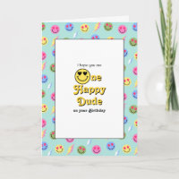 "One Happy Dude" Anniversaire du sourire rétro