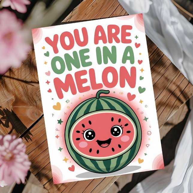 Carte One in a Melon Birthday Card (Créateur téléchargé)