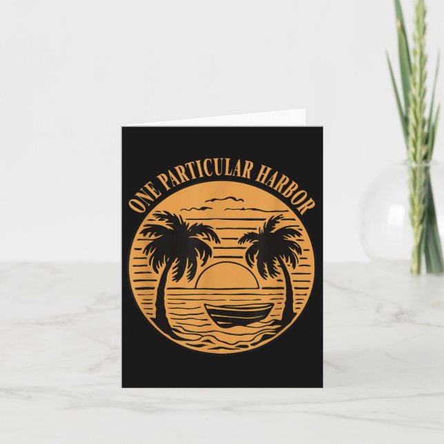 Carte One Particular Harbor  (Devant)