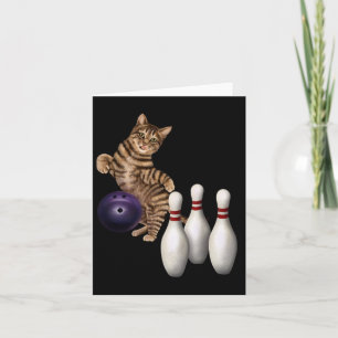 Carte Onglet Funny Chat Bowling