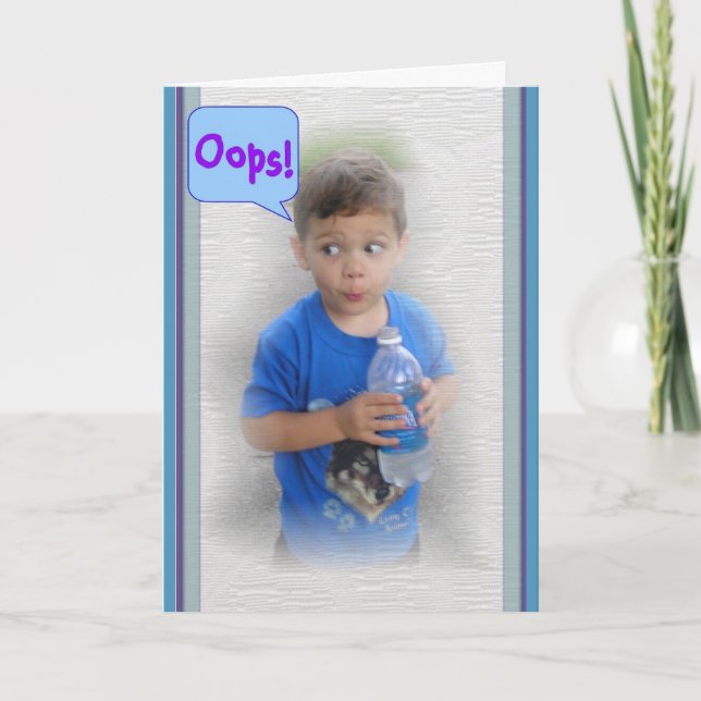 Carte Oooops ! (Devant)