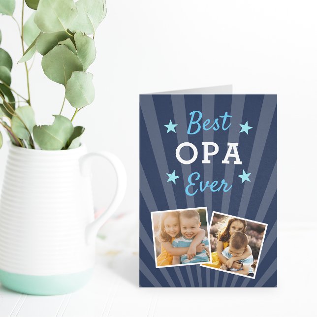 Carte Opa jamais | Photo Fête des pères (Créateur téléchargé)