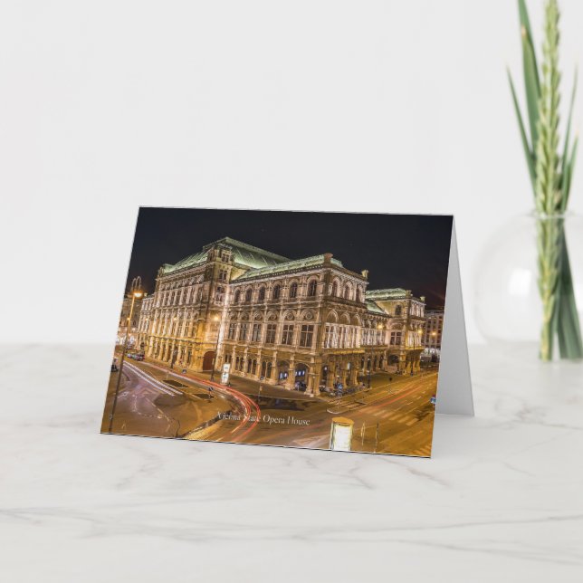 Carte Opéra national de Vienne (Devant)
