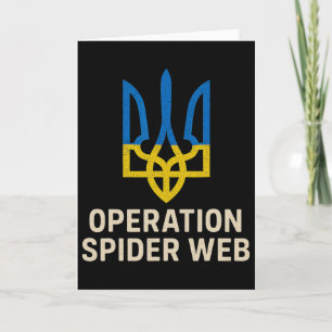Carte Opération Toile d'araignée Héros de l'Ukraine Tryz