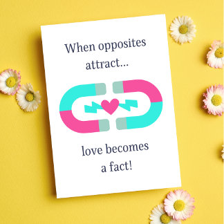 Carte Opposites Attirer l'amour