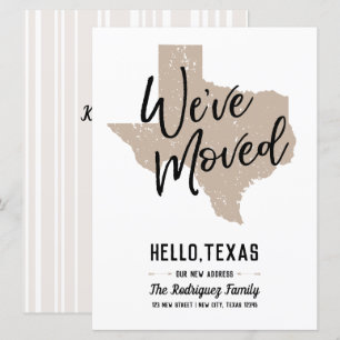 Carte Or bouché - Texas Moving